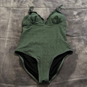 Cupshe Olive Green One Piece Swimsuit